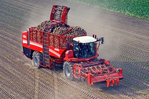 6-рядный самоходный свеклоуборочный комбайн Grimme мод. Rexor 620